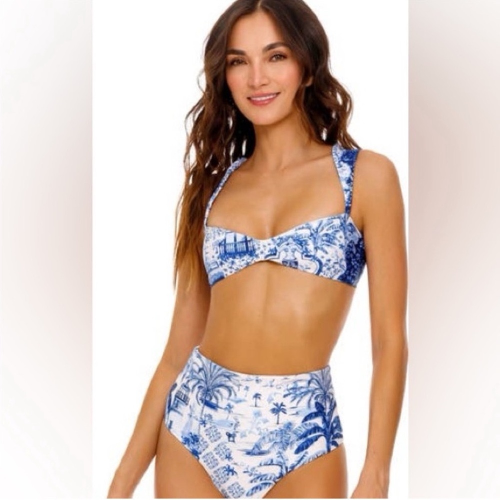 NWT Agua Bendita Malory Tales Bikini Top - Picture 5 of 11